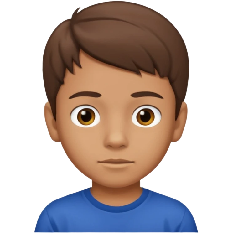 A 12 year old mexican boy with brown hair  emoji