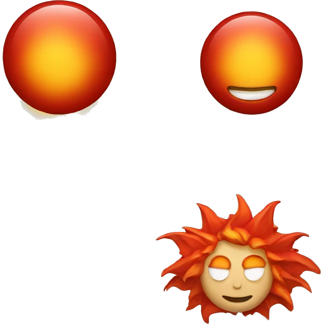 red sun guy emoji