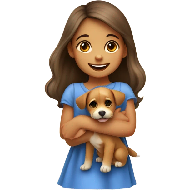 girl puppy  emoji