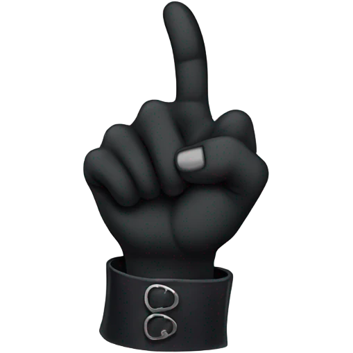 gothic hand thumb up emoji