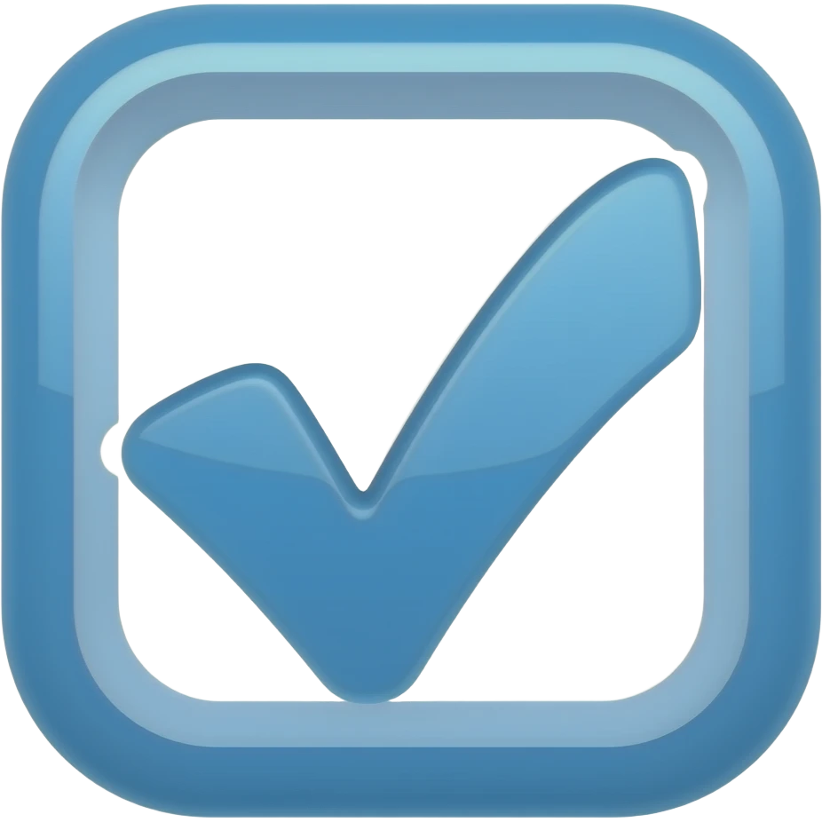 Blue tick of Instagram emoji