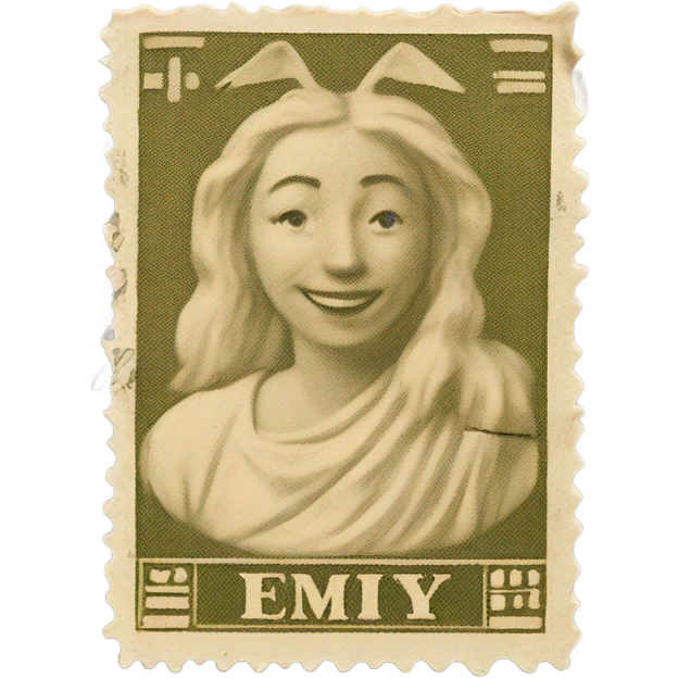 A singular Stamp is a small piece of paper or adhesive material used as evidence of payment for postage, often decorative emoji