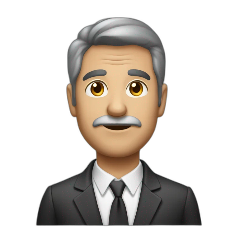 hombre calvo 61 años emoji