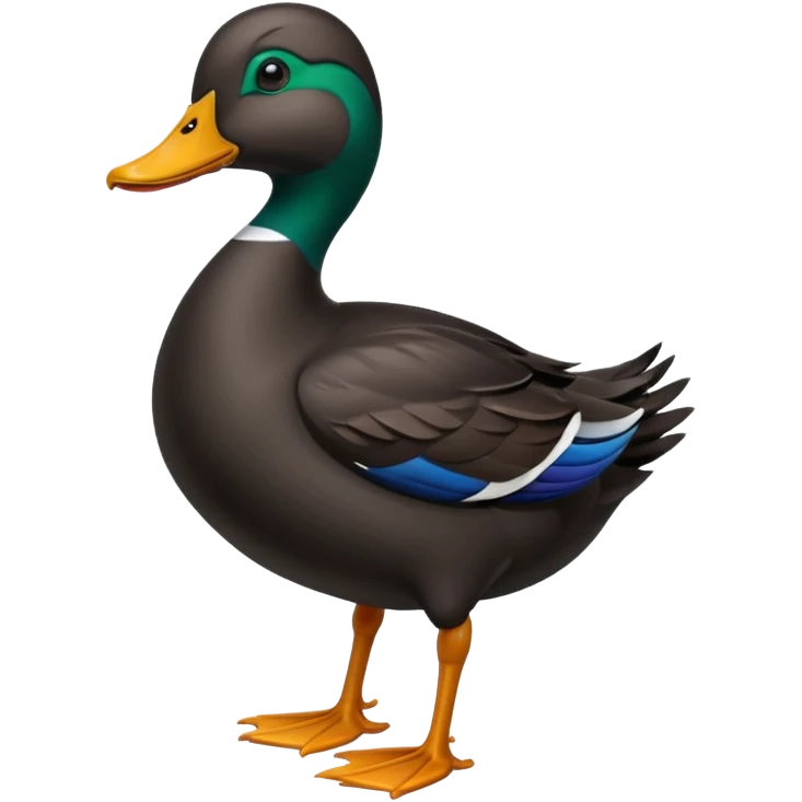 black duck emoji