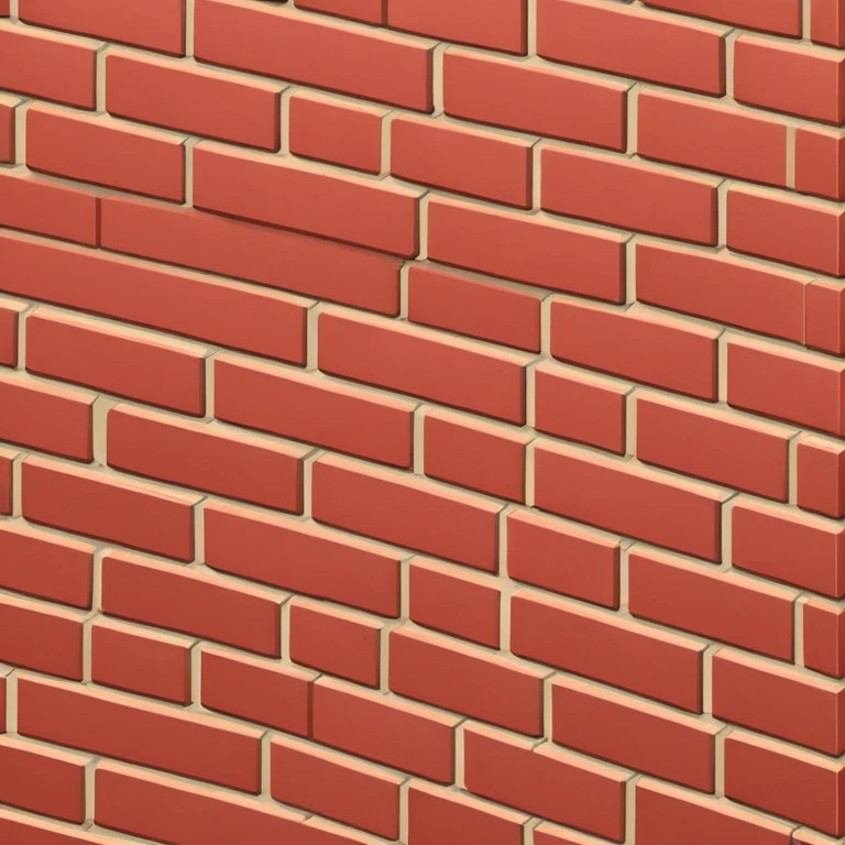 brick wall viewed from the side, perspective view emoji