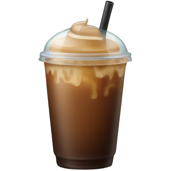 Iced coffee  emoji