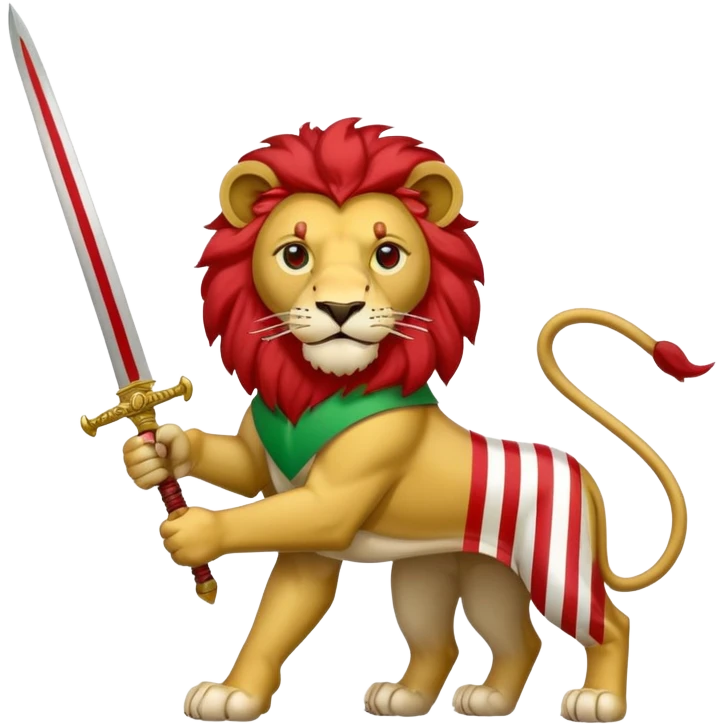 Irans pahlavi periods flag emoji