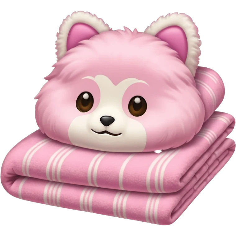 cozy pink emoji