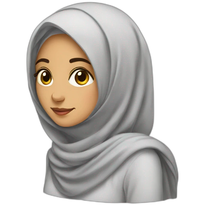 hijabi pakistani girl emoji