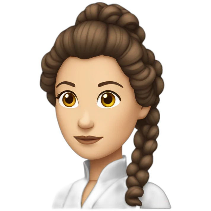 leia hair curls emoji