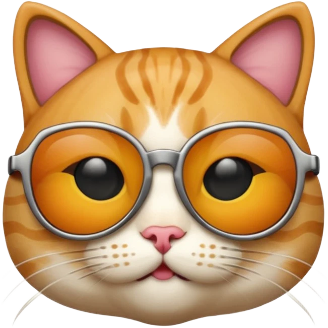 Cat wearing sunglasses emoji