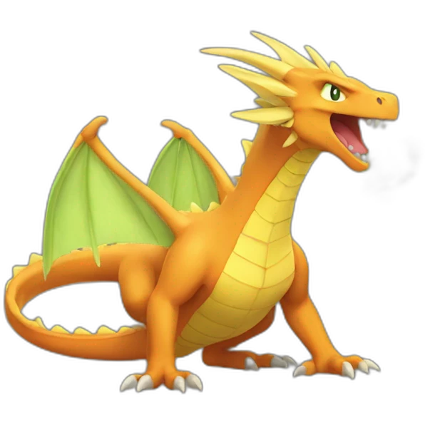 Pokémon dragon feu emoji