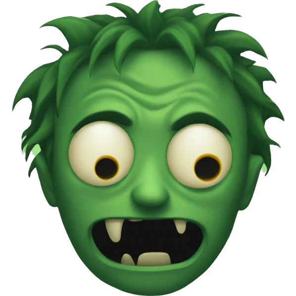 Boogeyman green scary emoji