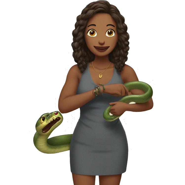 gayle with a snake emoji