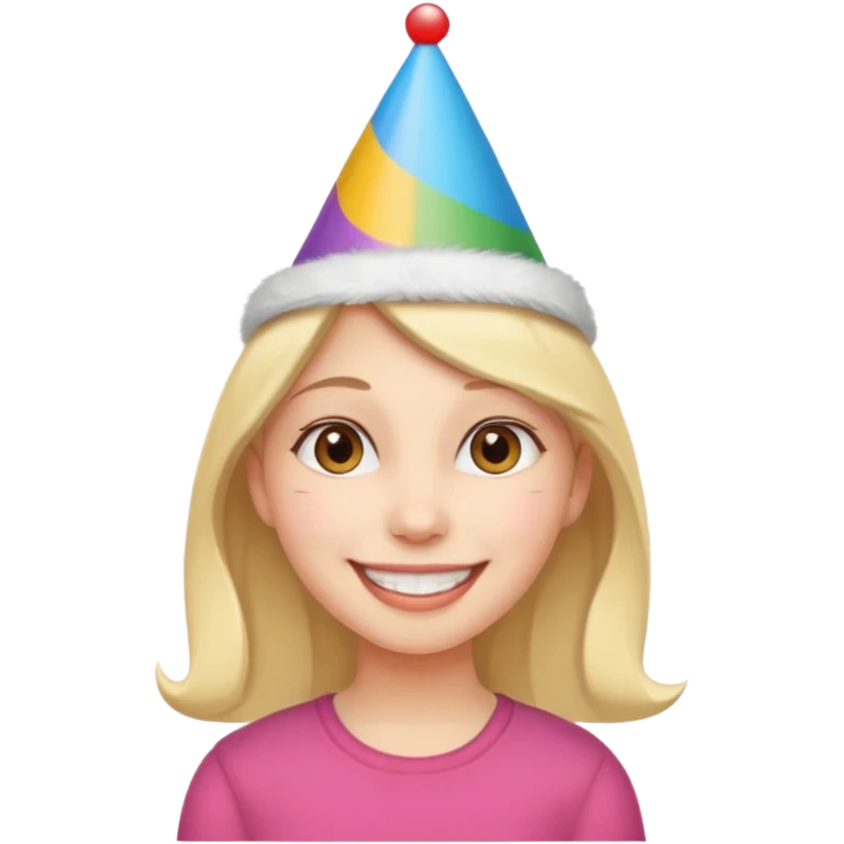 girl with birthday hat















 emoji