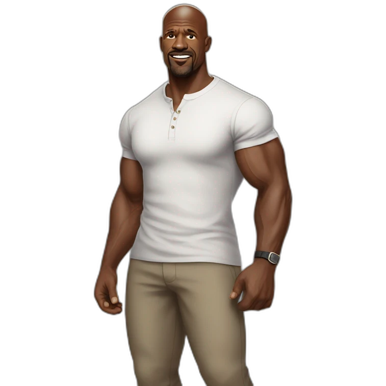 terry crews cartoon wearing henley emoji