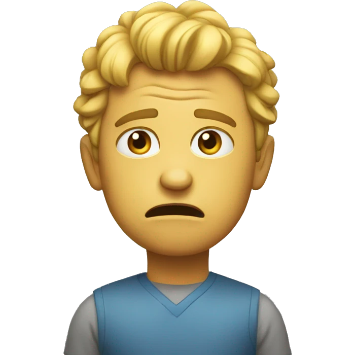 frustrated emoji