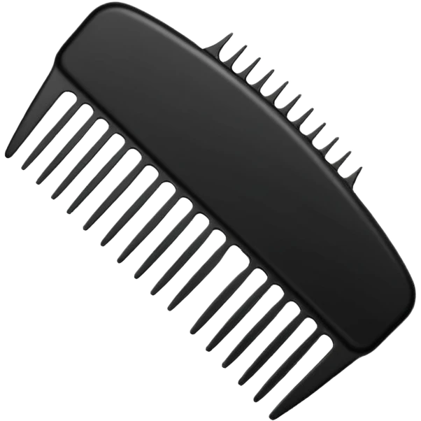 hair comb emoji