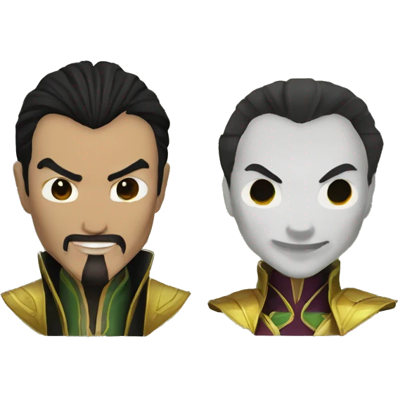erron black and shang tsung emoji