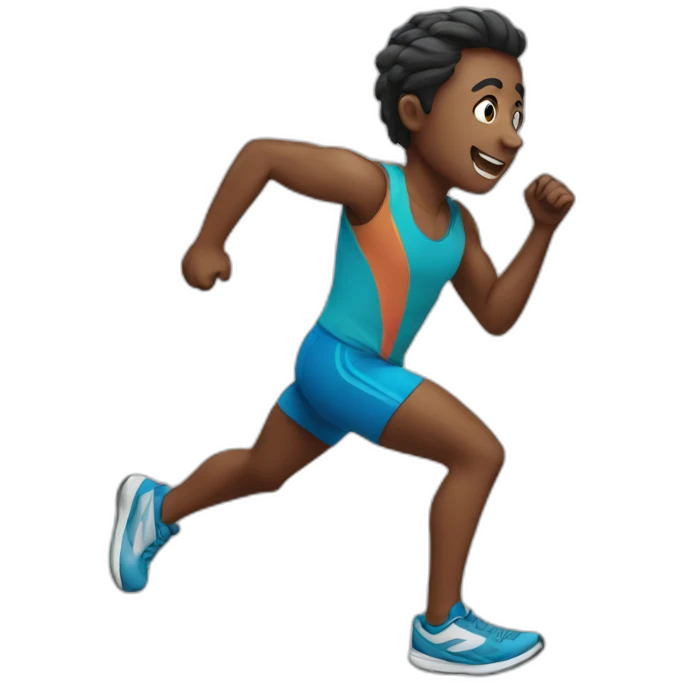 running emoji