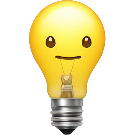 Lightbulb emoji