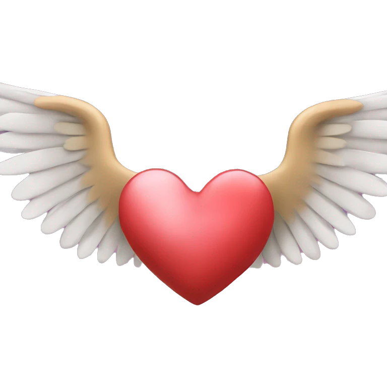 Heart with wings emoji