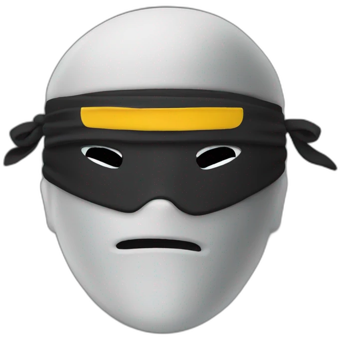 Ninja con corona emoji