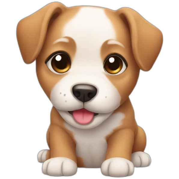 cute puppy emoji