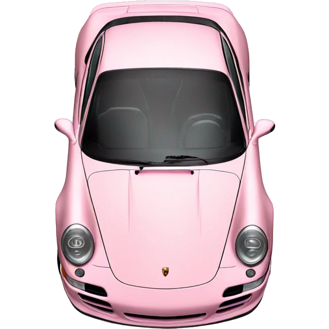 Light pink Porsche  emoji