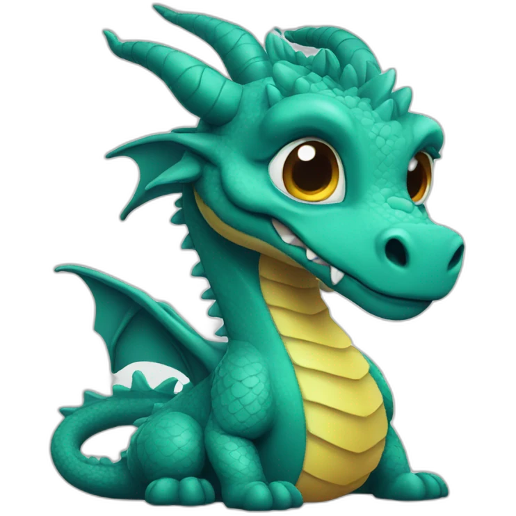 dragon cute rich emoji