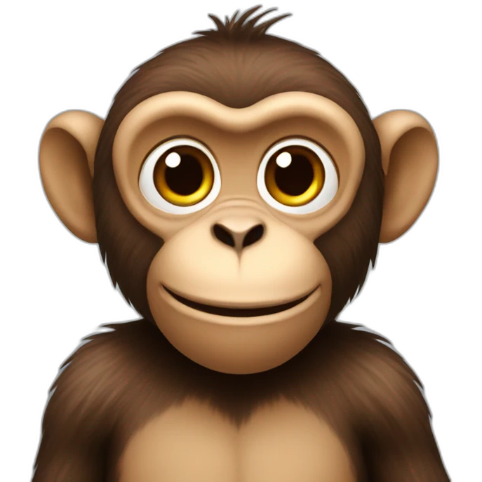 b-day monkey emoji