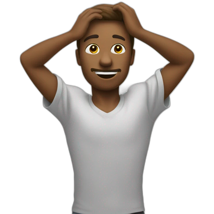 Une personne qui fait un dab emoji