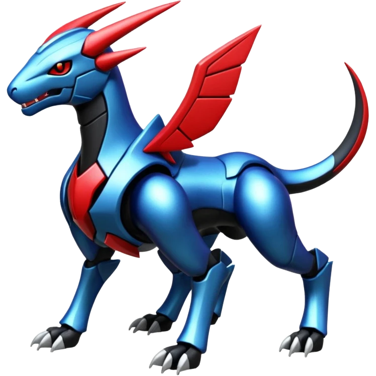 Houndoom-Dialga-Genesect-Pokémon-Fakémon-hybrid-creature emoji