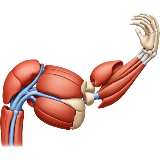 Elbow muscle anatomy emoji