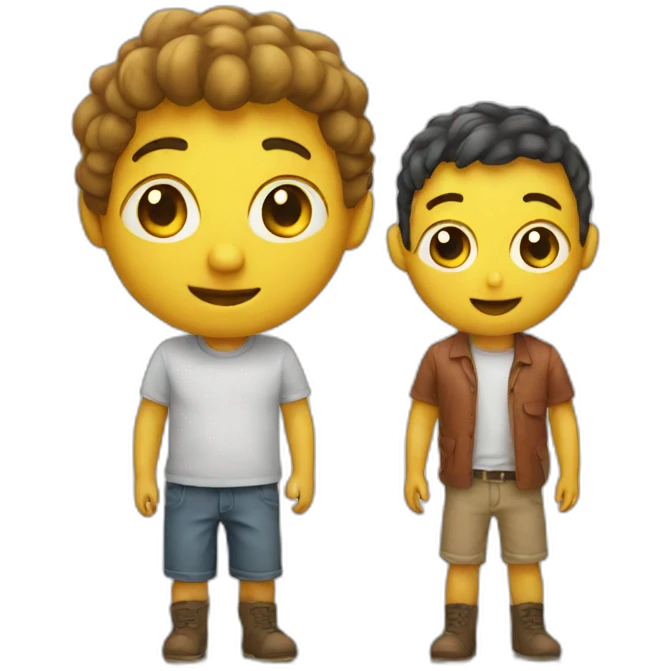 Emoji with whise emoji