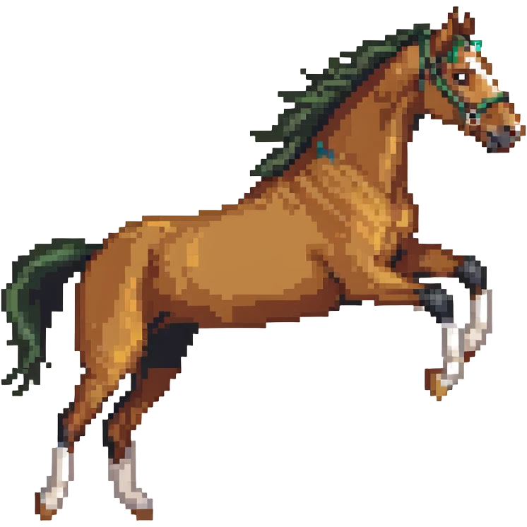 jumping horse emoji