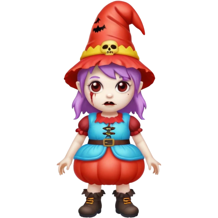   jeff koons inflatable puffy halloween girl zombie gnome emoji