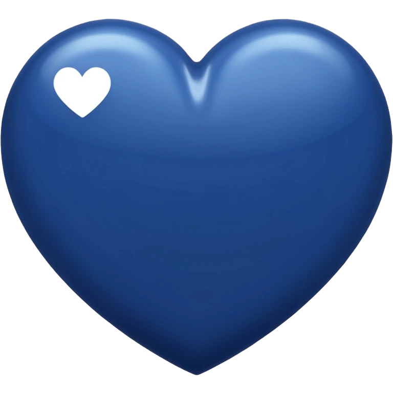 navy blue heart emoji