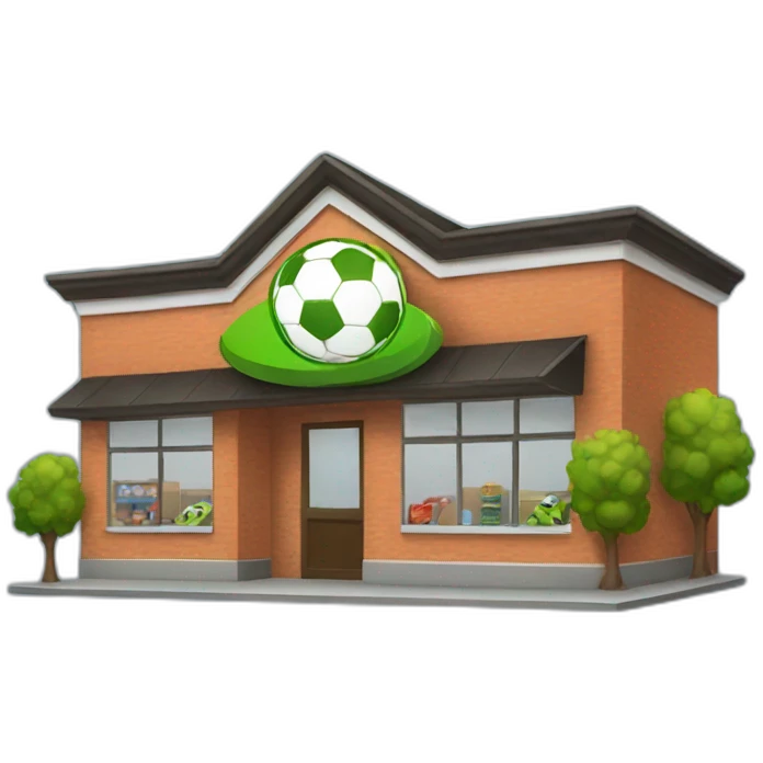 soccer shop emoji