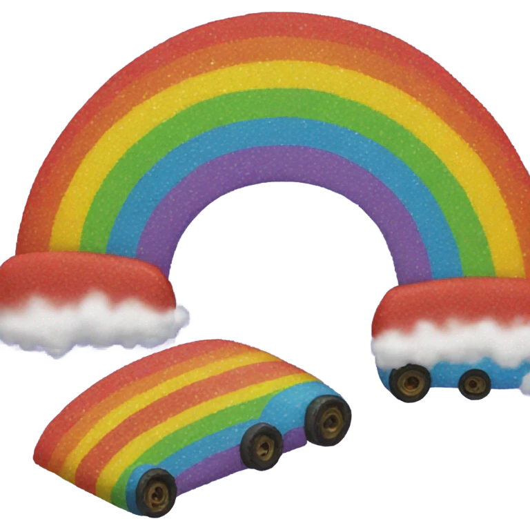 Rainbow road emoji