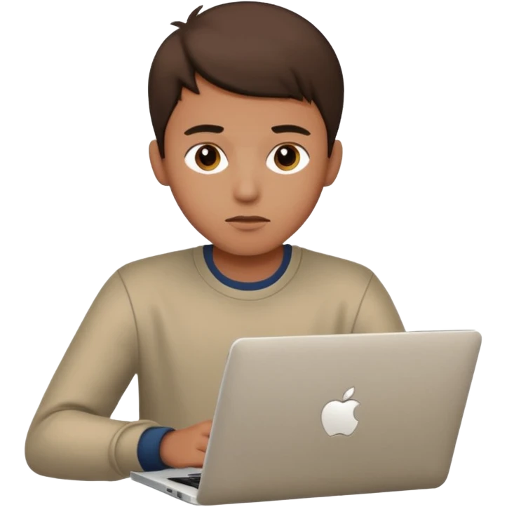 applenotebuk young man emoji