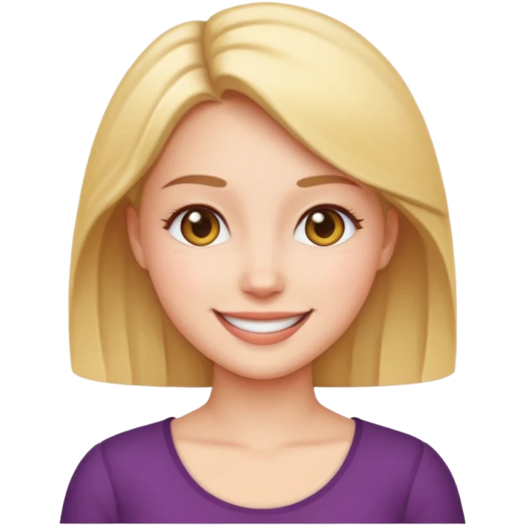 half body women emoji, upper body, waist up, centered, clean background, cute emoji style, high quality emoji