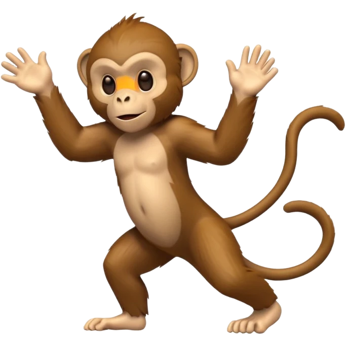 monkey moving at high speed emoji