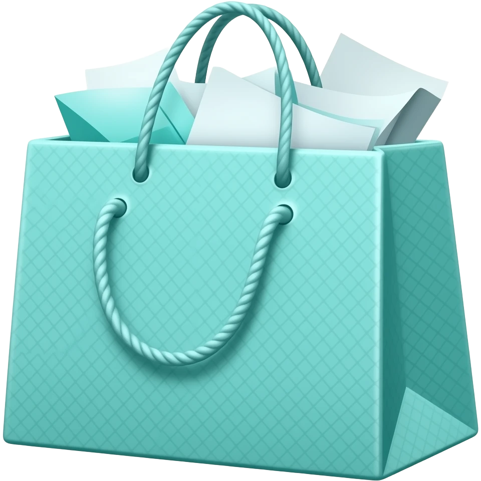 Tiffany and company bag emoji