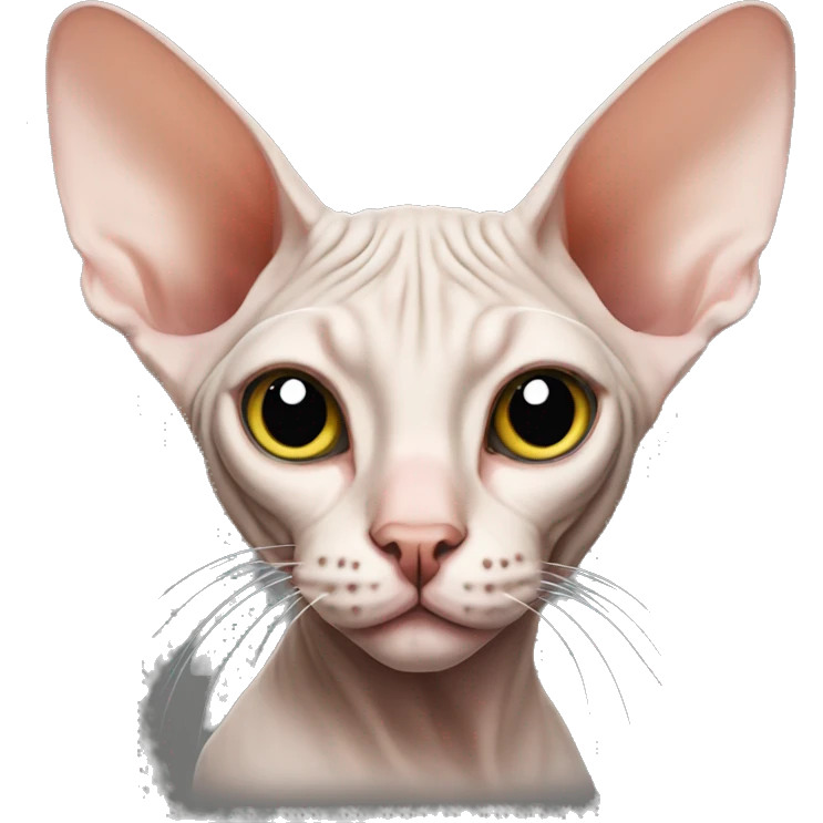 Sphynx cat emoji