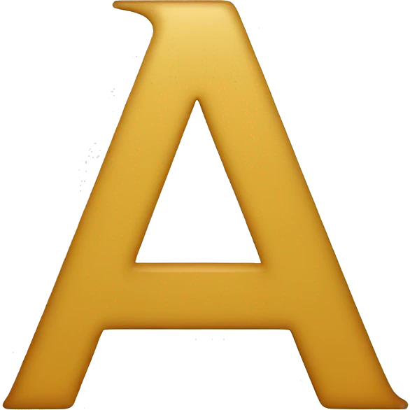 Letter A emoji