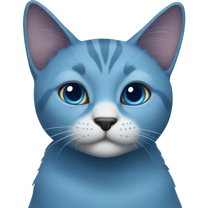 blue cat emoji