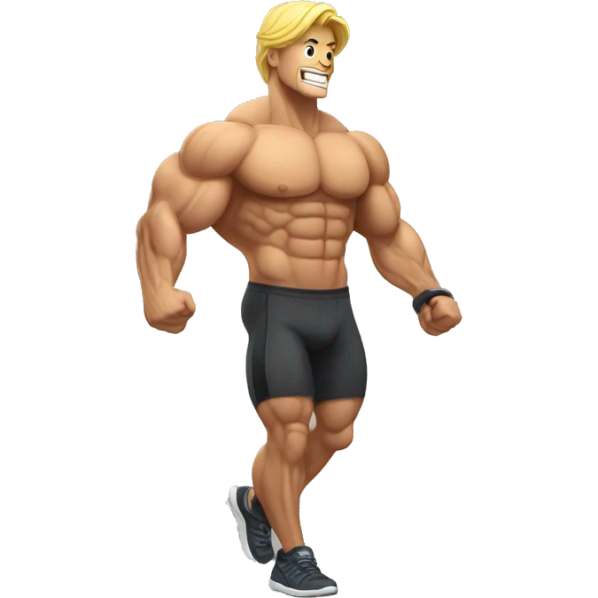 muscle pumping emoji