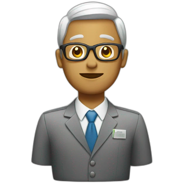 working employee in office emoji