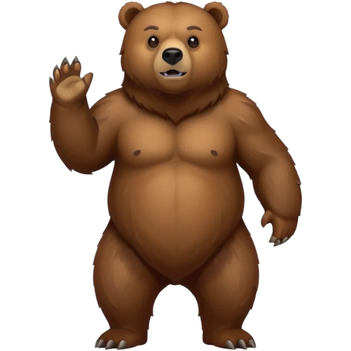 Grizzly bear emoji
